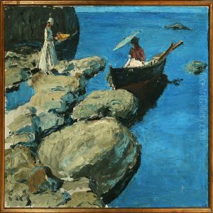 Hojsommer V/listed, Bornholm by Erik William Johnsen
