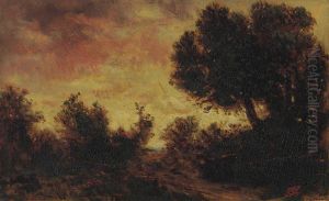 Sunset Landscape by David Johnson