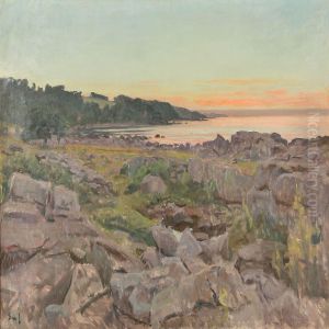 Coast Of Bornholm by Erik William Johnson