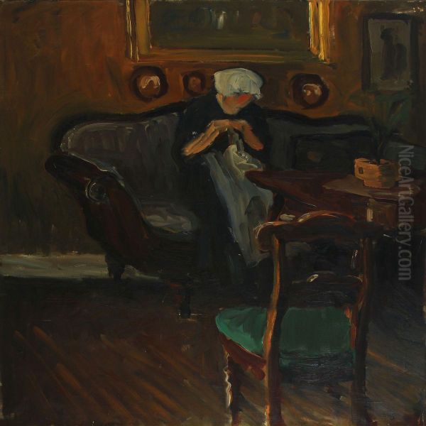 Interior Withsewing Woman - view 1