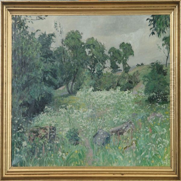 Landscape Withflowering Flowers And Trees - view 1