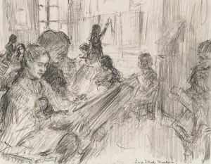 The Lace School,
Mallorca by Ernest Borough Johnson