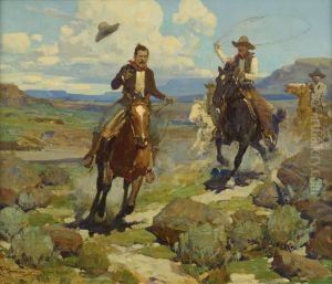 Pursuit Of A Cattle Thief by Frank Johnson