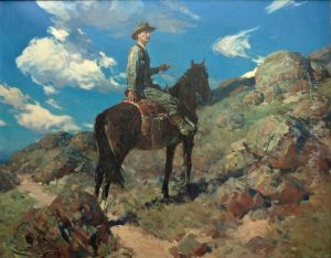 Range Boss Joe Ericson At The Swensonland And Cattle Co., Inc. by Frank Johnson
