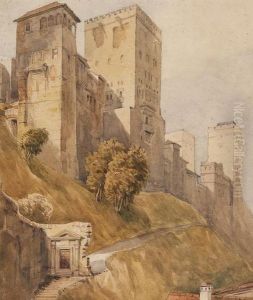 Comares Tower And Tocador, Alhambra by Harry John Johnson
