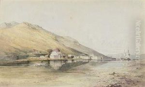 The Mosque At Mukri, Turkmenistan by Harry John Johnson