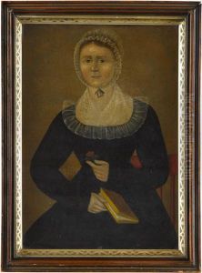 Portrait Of Elizabeth Wise Chandler ( 1783-1833-34) by Joshua Johnson