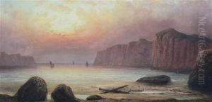 Coast At Low Tide by Sidney Yates Johnson