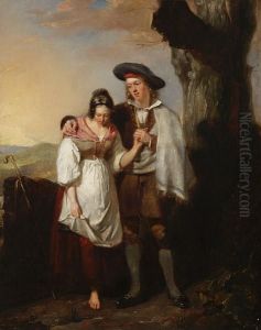 Courting Couple by Alexander Johnston