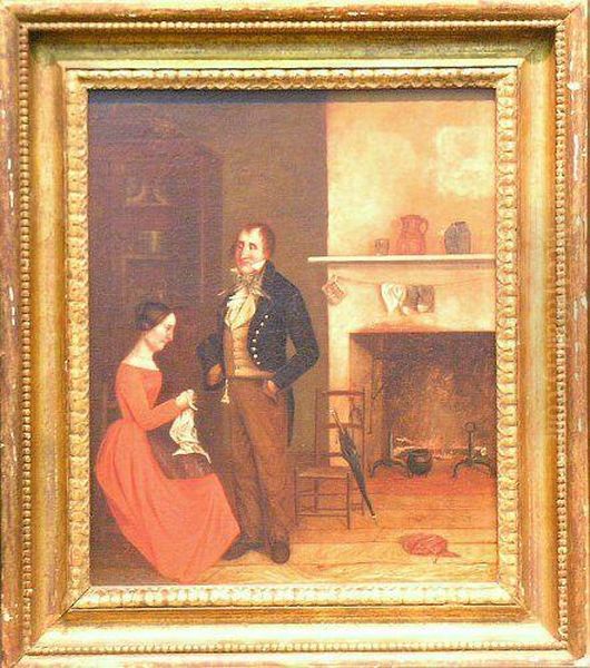 Man And Woman In An Interior - view 1