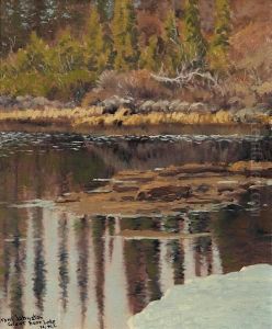 June Colour, A Tiny Lake Near Great Bear Lake N.w.t.
