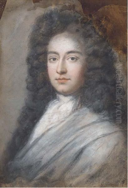 Portrait Of A Gentleman, Thought To Be Mr. Geekie, Bust-length, Ina Black Coat And White Cravat - view 1