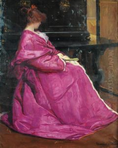 Le Domino Rose by John Humphreys Johnston