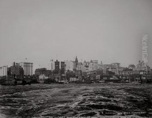 Tall Buildings Of N.y. (from The East River). - view 1