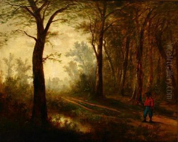 Traveler In A Forest - view 1