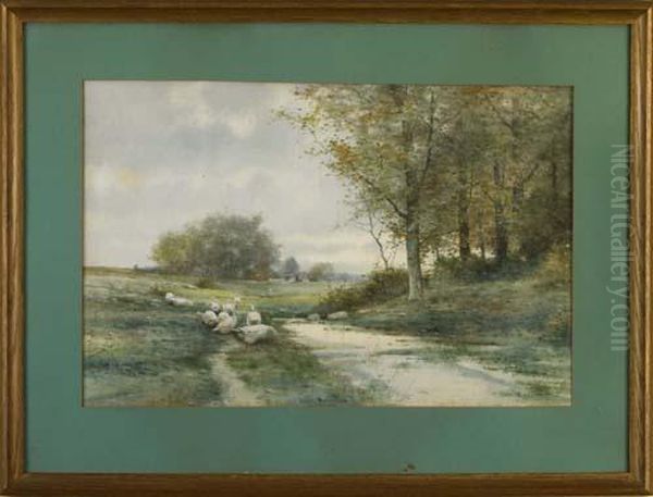 Andscape With Geese By A Stream - view 1