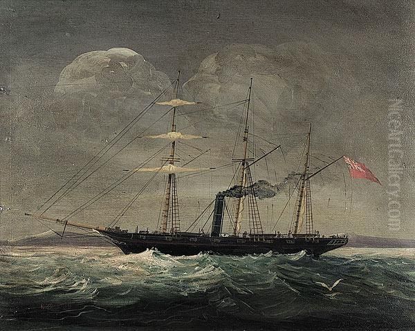 Ship At Sea - view 1