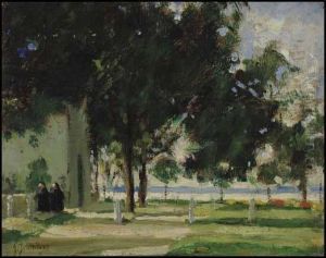 Old Church, Long Point by John Young Johnstone