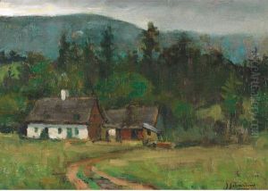 Quebec Farm House by John Young Johnstone