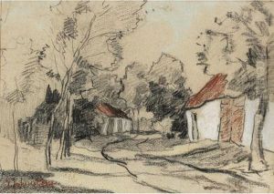 Village Path by John Young Johnstone