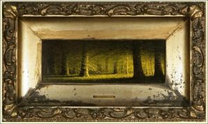 Noctural Woodland Scene by Harvey Joiner