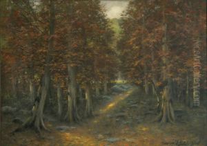 Paysages De Sous-bois E L'automne by Auguste Joliet