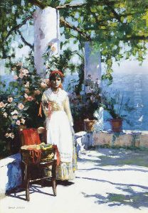 A Capri Coral Girl by Martin Gwilt-Jolley