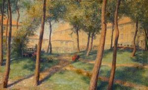 Country Manor Garden by Martin Gwilt-Jolley