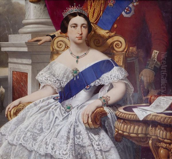 Queen Victoria Enthroned - view 1