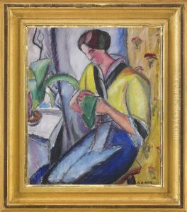 Sittande Modell by John Jon-And