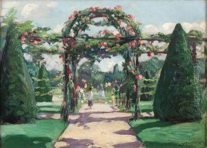 Le Berceau De La Roseraie by Lucien Hector Jonas