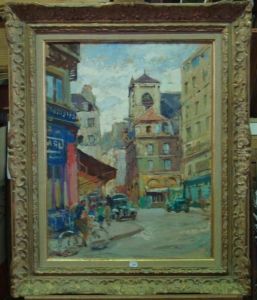 Rue De Paris by Lucien Hector Jonas