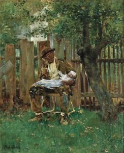 Left In Charge by Francis Coates Jones