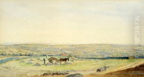 Loading The Hay-wagon - view 1