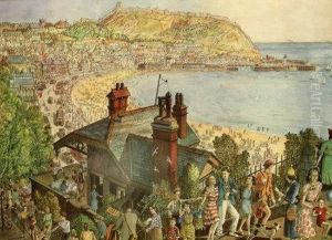The Spa Chalet And South Bay Scarborough by Frederick Cecil Jones