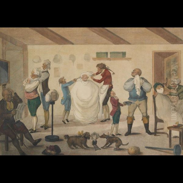 A Barbers (sic) Shop - view 1