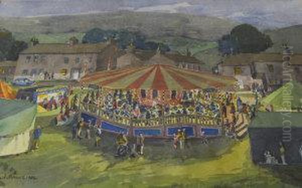 Fairground At Bainbridge - view 1