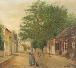 Rue A Barbizon by John Llewellyn Jones