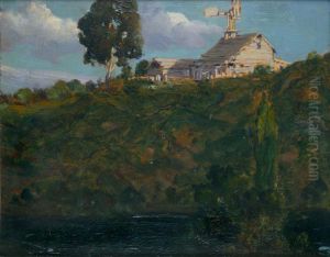 Farmhouse On The Hill by John Llewellyn Jones