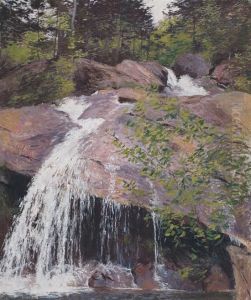 The Flume, Franconia Notch, Nh by Leon Foster Jones