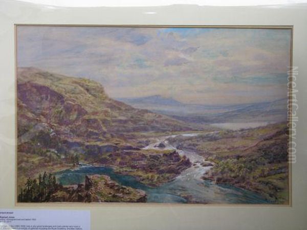 Moorland Stream From Hilltop - view 1