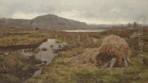 The Peat Cutters by T. Hampson Jones