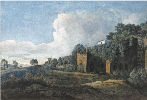 The Grotto Of Egeria, Near Rome - view 1