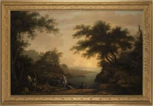 The Rape Of A Nymph Before The Temple Of Minerva Medica, A Classical Landscape Beyond