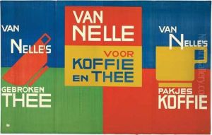 Van Nelle / Koffie En Thee. Counter-top Display. Circa 1930. by Jacob Jongert