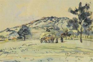Scene De Moisson by Johan Barthold Jongkind
