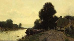 A River Landscape A River Landscape