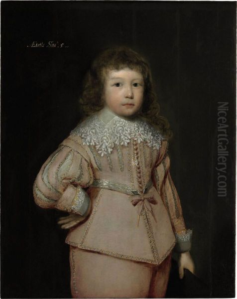 Portrait Of A Young Boy Thought To Be Lucius Cary - view 1