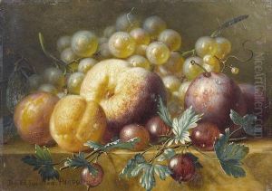 Fruchtestillleben. by Dirk Jan Hendrik Joostens