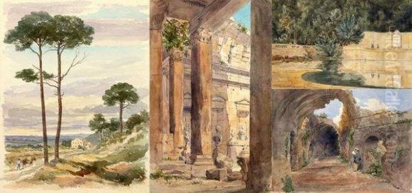 Album De Vingt Cinq Aquarelles Et Dessins Sur La Provence - view 1